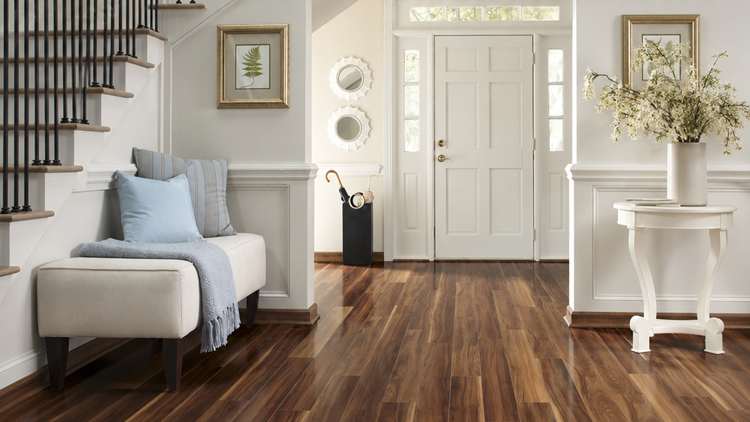 Laminate flooring installation
